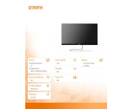 AOC 27'' I2781FH Czarny - 305240 - zdjęcie 8